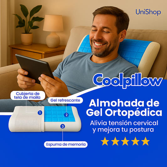 Almohada de gel ortopédica Coolpillow®